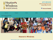 Tablet Screenshot of heavenswindows.org